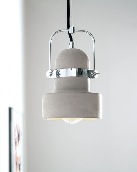 Závěsná lampa VERDE Beton Šedá
