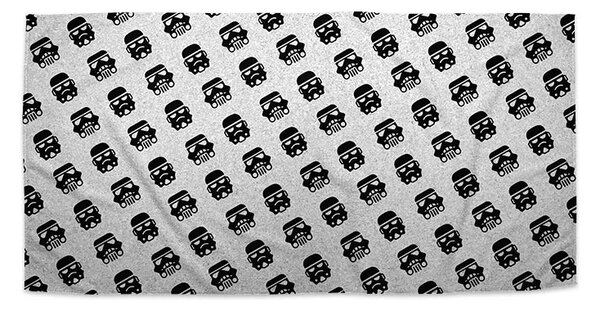 Sablio Ručník Star Wars Stormtrooper Pattern šikmý - 30x50 cm