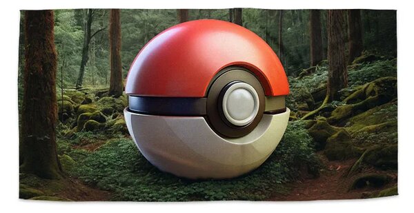 Sablio Ručník Pokemon ball Les - 30x50 cm