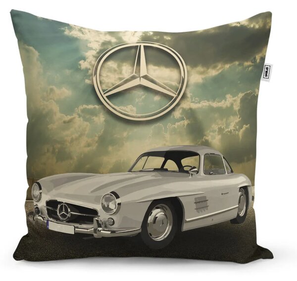 Sablio Polštář Mercedes-Benz 300 SL Na silnici - 40x40 cm