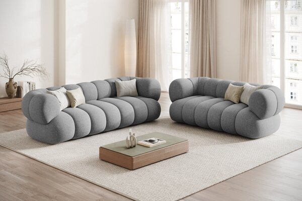 -25 % Dny MOMENTI– Cosmopolitan Design Šedá dvoumístná pohovka Koge 180 cm