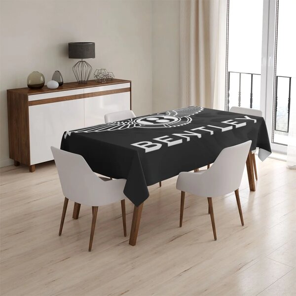 Sablio Ubrus Logo Bentley Černý - 90x90 cm