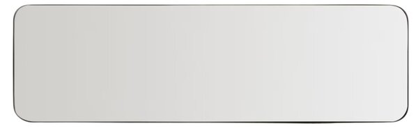 Kave Home Černé kovové závěsné zrcadlo Marco 150,5 x 55,5 cm