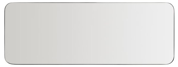 Kave Home Černé kovové závěsné zrcadlo Marco 100 x 30 cm