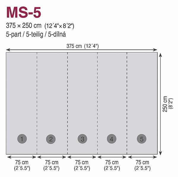 DIMEX | Vliesová fototapeta Prasklá cementová omítka MS-5-2682 | 375 x 250 cm | zelená, červená, béžová