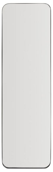 Kave Home Černé kovové závěsné zrcadlo Marco 150,5 x 55,5 cm