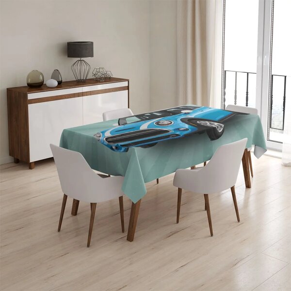 Sablio Ubrus Mini sedan Zelené pozadí - 90x90 cm