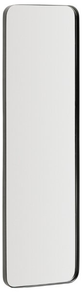Kave Home Černé kovové závěsné zrcadlo Marco 150,5 x 55,5 cm