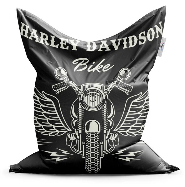 Sablio Sedací vak Harley-Davidson S křídly - 150x100 cm