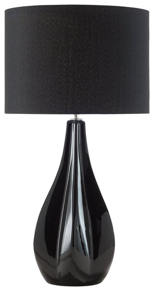 Stolní lampa SANTEE Porcelán Černá