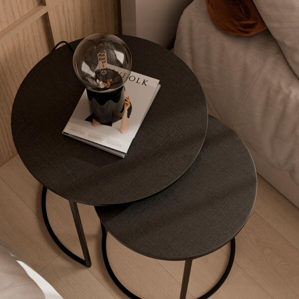 Somcasa Černá mramorová stolní lampa Roser 11 cm