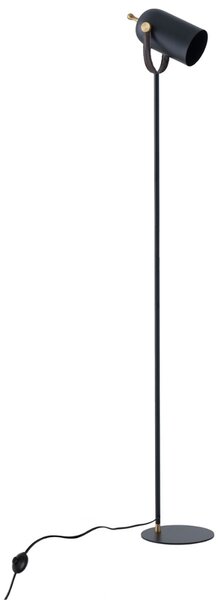 Somcasa Černá kovová stojací lampa Nacia 160 cm