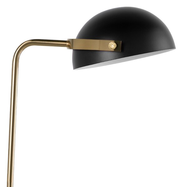 Somcasa Černo-zlatá kovová stojací lampa Godall 150 cm