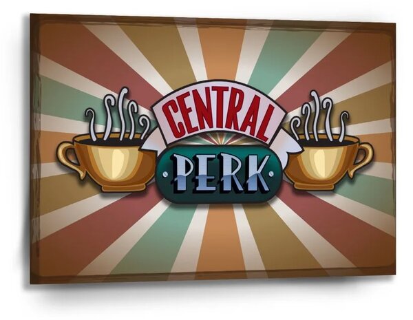 Sablio Obraz Seriál přátelé CENTRAL PERK Abstrakce - 90x60 cm