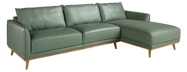 -25 % Dny MOMENTI– Angel Cerdá Kožená rohová pohovka No. 6199, 295 cm, pravá