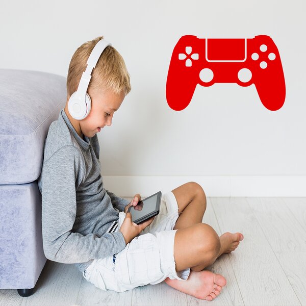 Živá Zeď Samolepka Ovladač na playstation Barva: černá