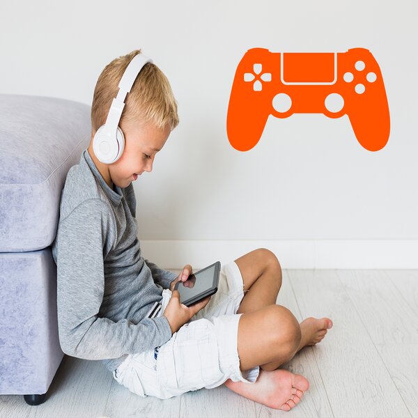 Živá Zeď Samolepka Ovladač na playstation Barva: černá