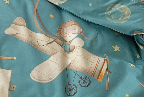 Povlečení Little Prince Bavlna deluxe digitál 1x 140/200, 1x 70/90