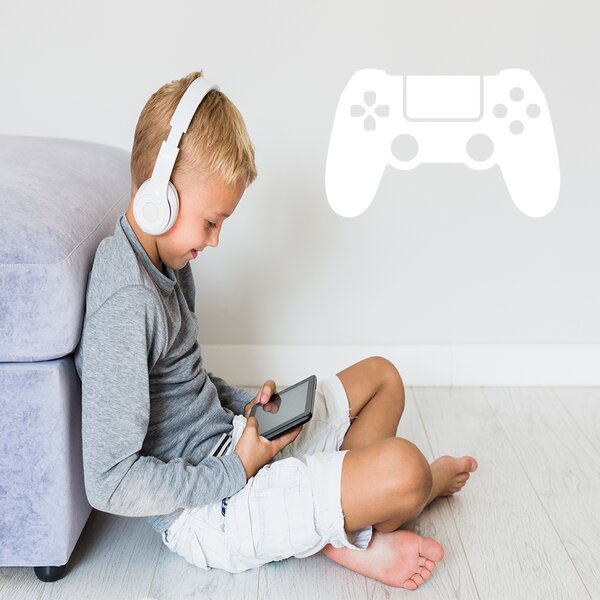 Živá Zeď Samolepka Ovladač na playstation Barva: černá