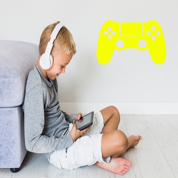 Živá Zeď Samolepka Ovladač na playstation Barva: černá