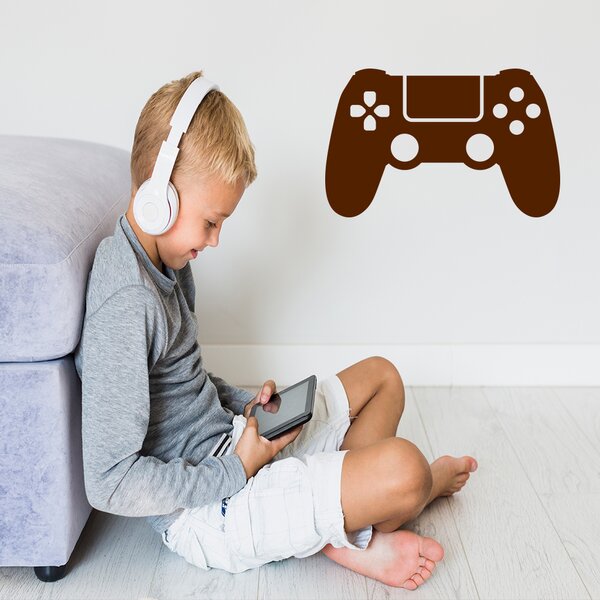 Živá Zeď Samolepka Ovladač na playstation Barva: černá