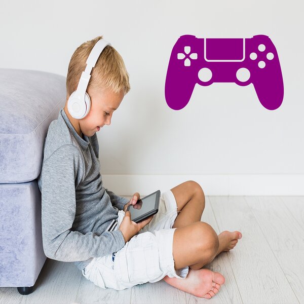 Živá Zeď Samolepka Ovladač na playstation Barva: černá