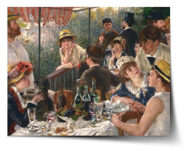 Sablio Plakát Snídaně veslařů - Auguste Renoir - 60x40 cm