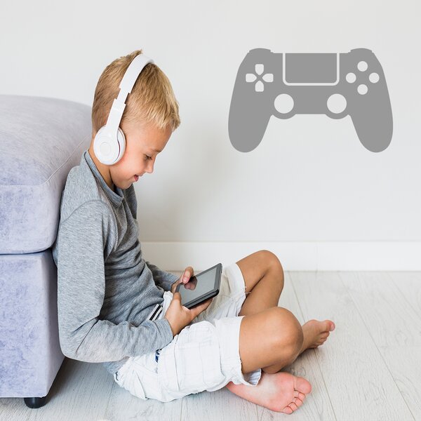 Živá Zeď Samolepka Ovladač na playstation Barva: černá