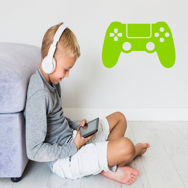 Živá Zeď Samolepka Ovladač na playstation Barva: černá
