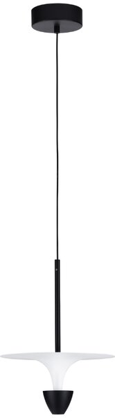 -25 % Dny MOMENTI– Černobílé kovové závěsné LED světlo Nova Luce Luet 26 cm