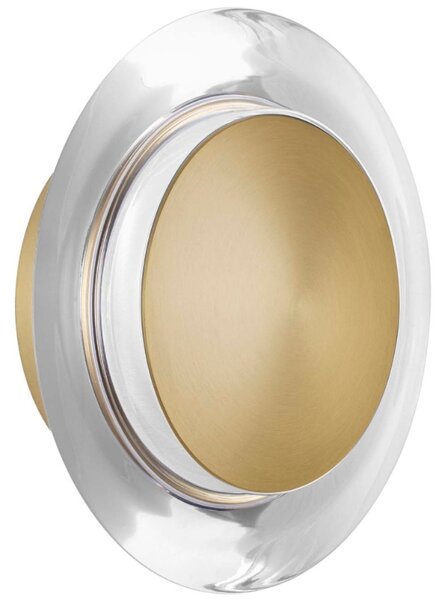 Zlaté kovové nástěnné LED světlo Nova Luce Airida