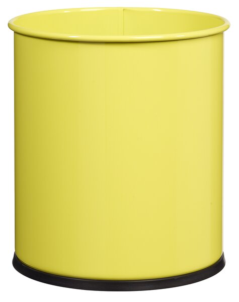 Rossignol SAS Odpadkový koš Rossignol Papea, 30 L, ocelový, žlutý