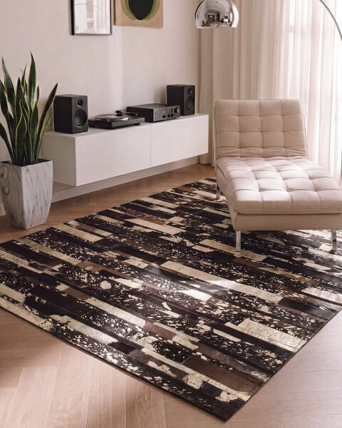 Koberec ARTVIN Hnědá 160 x 230 cm Kůže
