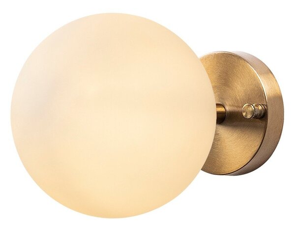 Bílé/v bronzové barvě nástěnné svítidlo ø 15 cm Atmaca – Opviq lights
