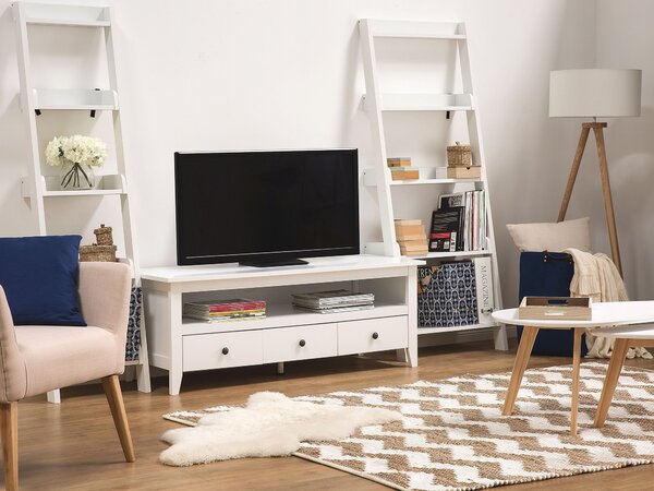 TV stolek BERKELEY Bílá