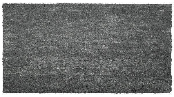 Chlupatý koberec DEMRE Tmavě šedá 80 x 150 cm