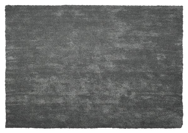 Chlupatý koberec DEMRE Tmavě šedá 140 x 200 cm
