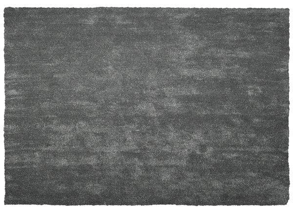 Chlupatý koberec DEMRE Tmavě šedá 160 x 230 cm