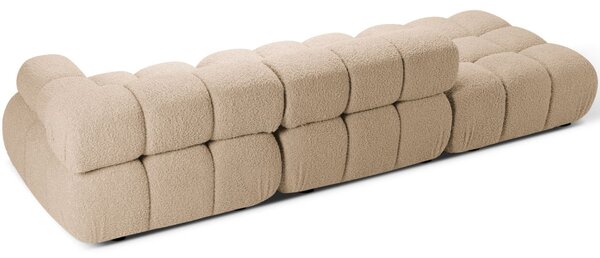 Micadoni Bouclé pohovka Bellis 282 cm, levá