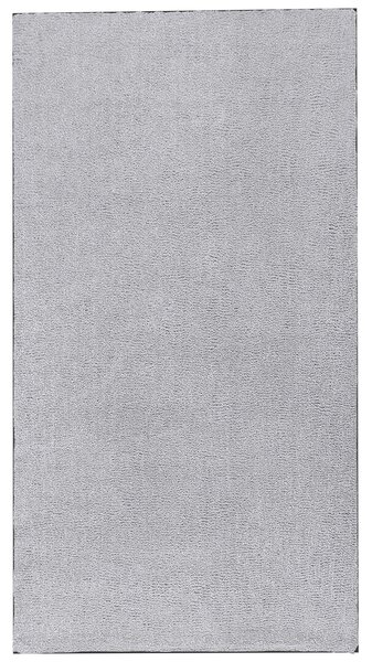 Chlupatý koberec DEMRE Světle šedá 80 x 150 cm