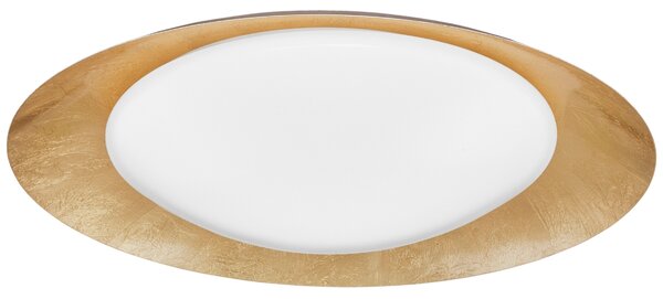 Zlaté kovové stropní LED světlo Nova Luce Zano 50 cm