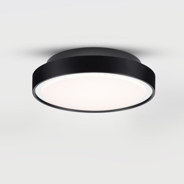 Černé kovové venkovní stropní LED světlo Nova Luce Sky 30 cm