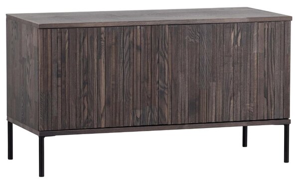 WOOOD Hnědý jasanový TV stolek Gravia 100 x 44 cm