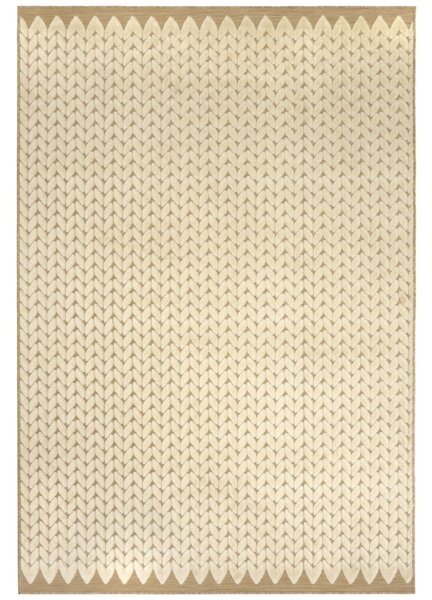 Fargotex Béžový koberec Trenzada 160 x 230 cm