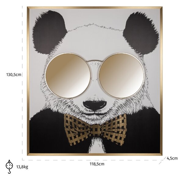 -25 % Dny MOMENTI– Richmond Obraz Panda 130 x 118 cm
