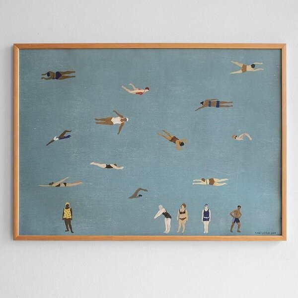 Plakát Swimmers 70 × 50 cm