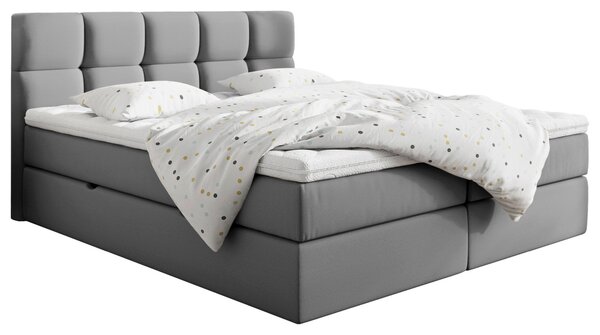 AMERICKÁ POSTEL, 200/220 cm, tmavě šedá Livetastic - Postele s úložným prostorem, Online Only