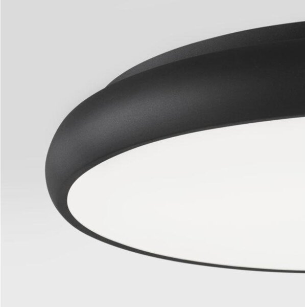 Černé kovové stropní LED světlo Nova Luce Gap 61 cm