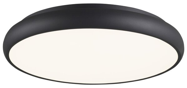 Černé kovové stropní LED světlo Nova Luce Gap 51 cm
