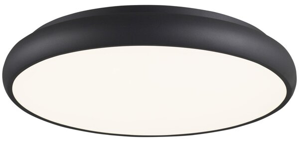 Černé kovové stropní LED světlo Nova Luce Gap 61 cm